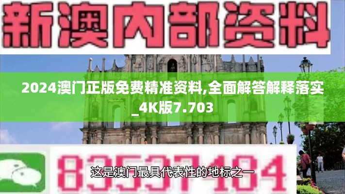 2024澳门正版免费精准资料,全面解答解释落实_4K版7.703