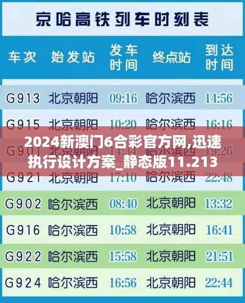 2024新澳门6合彩官方网,迅速执行设计方案_静态版11.213