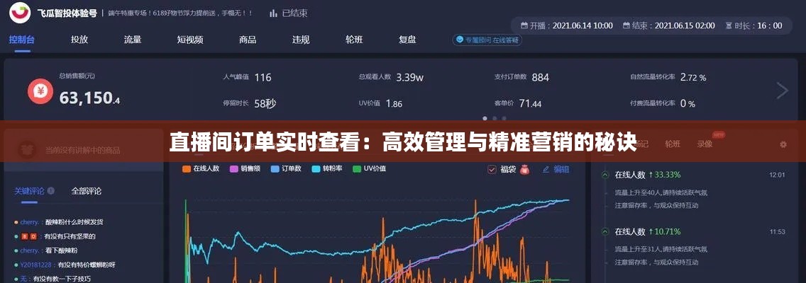 直播间订单实时查看:高效管理与精准营销的秘诀