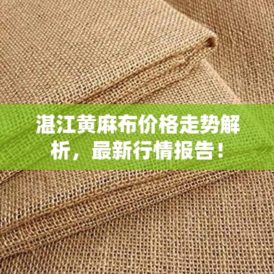 湛江黄麻布价格走势解析,最新行情报告!