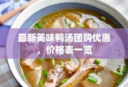 最新美味鸭汤团购优惠,价格表一览
